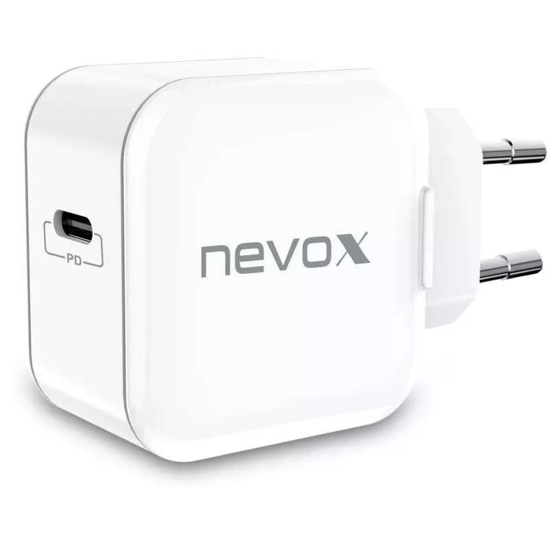 nevox Cargador USB-C PD 20W Blanco Fuente de alimentación