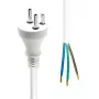 Cable de alimentación ProXtend Type-K Dinamarca extremo abierto 1m