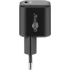 Cargador Goobay 65331 cargador rápido de CA para interiores negro USB Type-C
