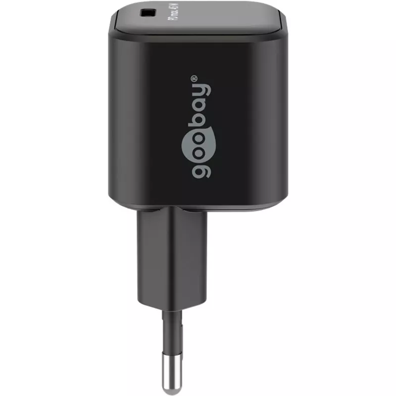 Cargador Goobay 65331 cargador rápido de CA para interiores negro USB Type-C