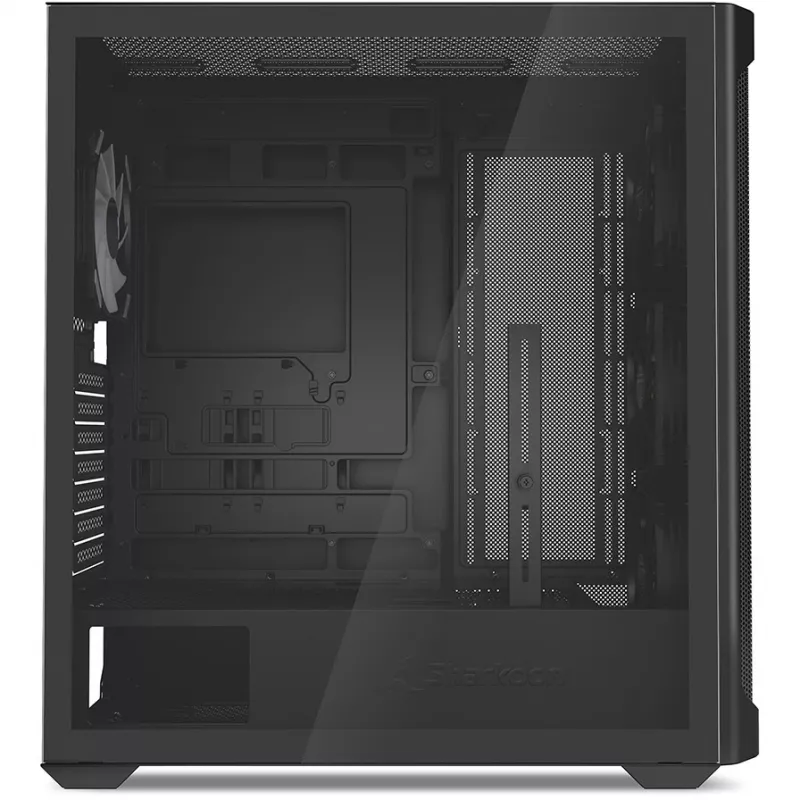 Caja de PC Sharkoon AK4W RGB Strip Midi Tower Negra