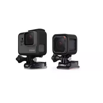GoPro Curved + Flat Adhesive Mounts - sistema de soporte - montaje adhesivo - para HD HERO, HERO+ LCD, HERO3, HERO4 Session, HERO6 Black, HERO7 Black, Silver, White