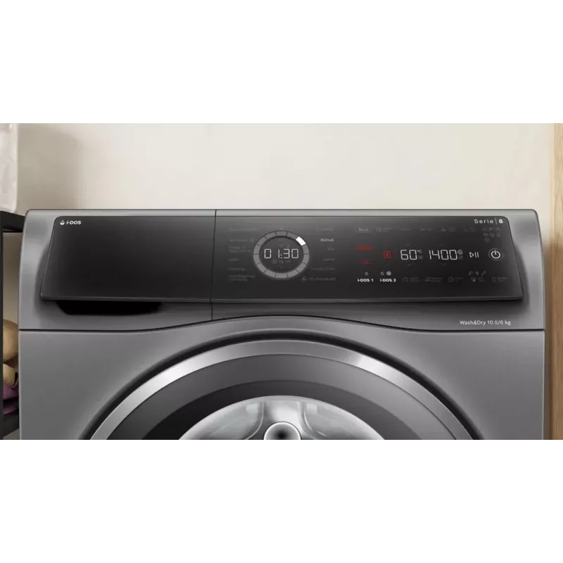 Lavadora secadora Bosch WNC254ARSN 10,5 kg / 6 kg 1400 rpm Gris
