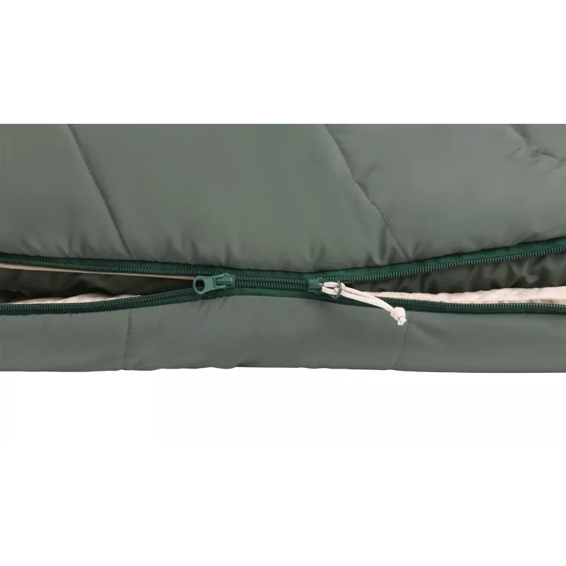 Saco de dormir infantil Outwell Convertible Junior (120-150 cm) - verde polvo Talla: izquierda
