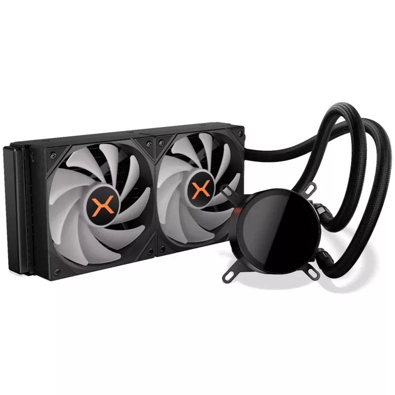 HydroX 240 ARGB, refrigeración líquida negra