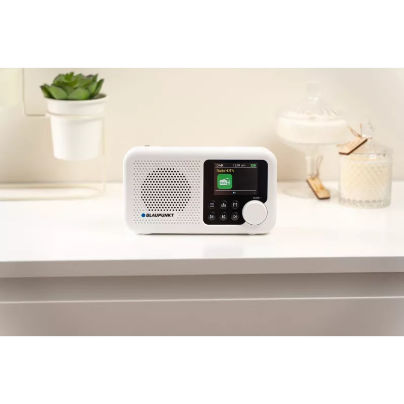 Radio portátil Blaupunkt DR8WH blanca
