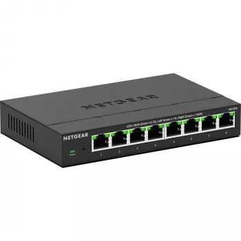 NETGEAR MS308 no gestionado 2.5G Ethernet (100/1000/2500) negro