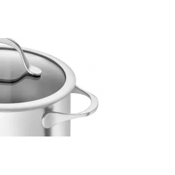 ZWILLING Essence set de 5 piezas de menaje de acero inoxidable con tapas de cristal