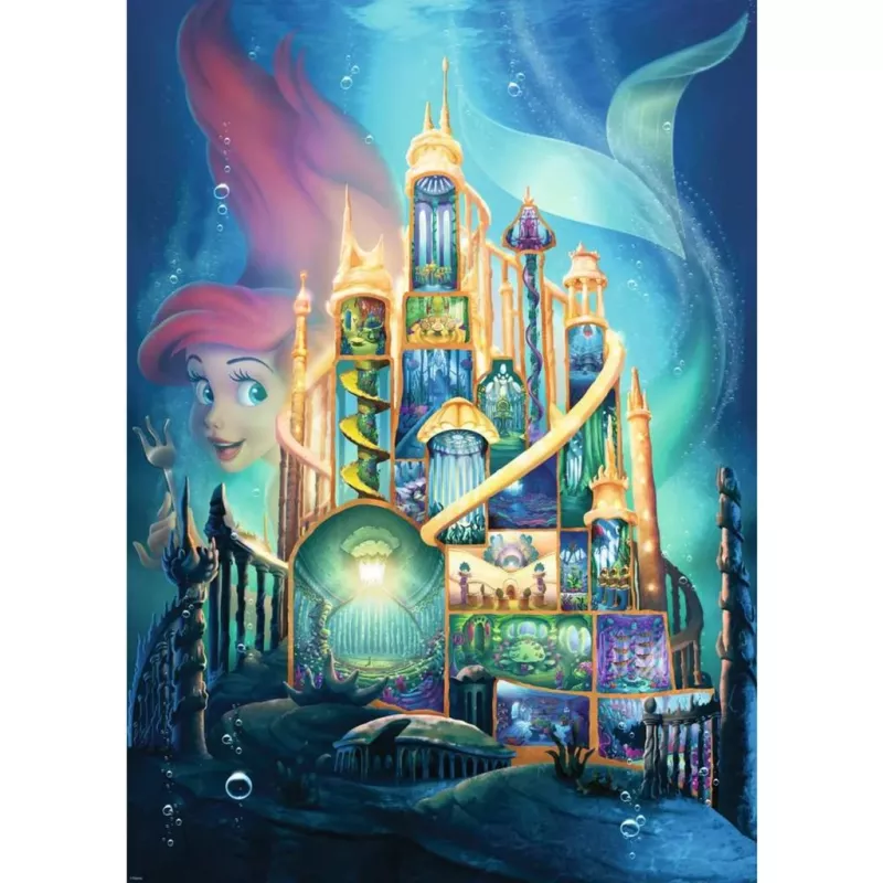 Puzle Disney Castle Collection: Arielle (1000 piezas)