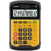 Calculadora de oficina impermeable Casio WM-320MT-S, pantalla de 12 dígitos, teclado extraíble, IP54, solar y pila, 108,5 x 168,5