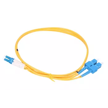 Cable de fibra óptica Extralink EX.3678 InfiniBand/FTTH G.657.A1, 5 m, SC a LC, dúplex completo, amarillo