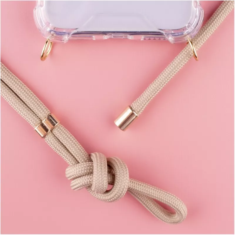 Funda bandolera Lookabe loo007 oro nude para iPhone 7/8 Plus – funda portátil para teléfono con correa