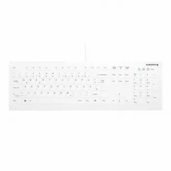 Contour Design Active Key Contour QuickClean Teclado médico Tapa extraíble Full-Size Cableado Blanco DE C8112