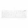 Contour Design Active Key Contour QuickClean Teclado médico Tapa extraíble Full-Size Cableado Blanco DE C8112