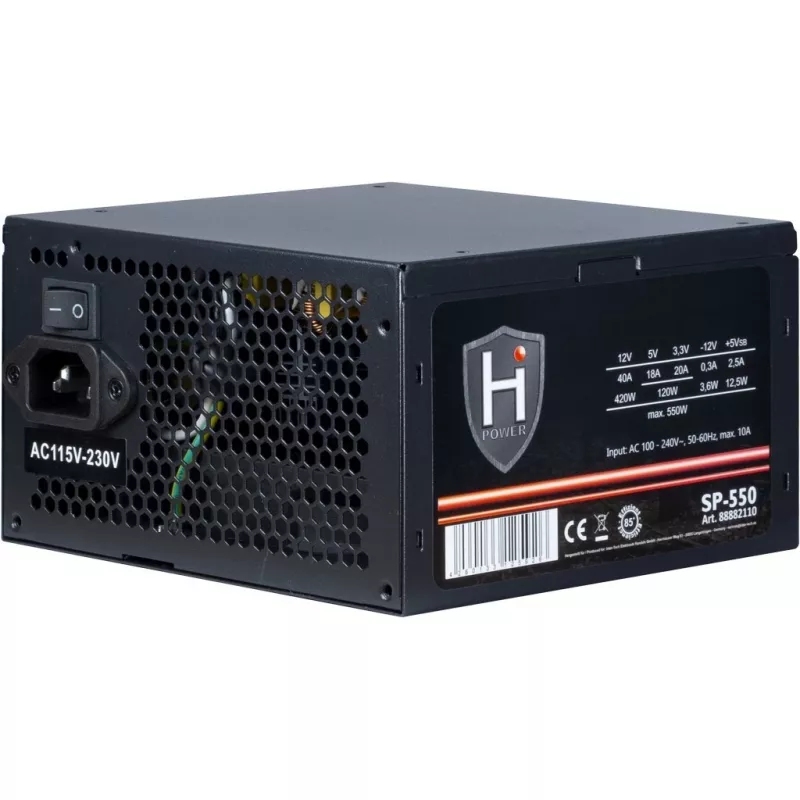 Fuente de alimentación Inter-Tech HIPOWER SP-550 550 W