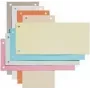 ELBA separadores, cartón, aptos para DIN A4, blanco 190 g/m², perforación: 1 x 80 mm, medidas: (an)240 x (al)105 mm (06806 WE)