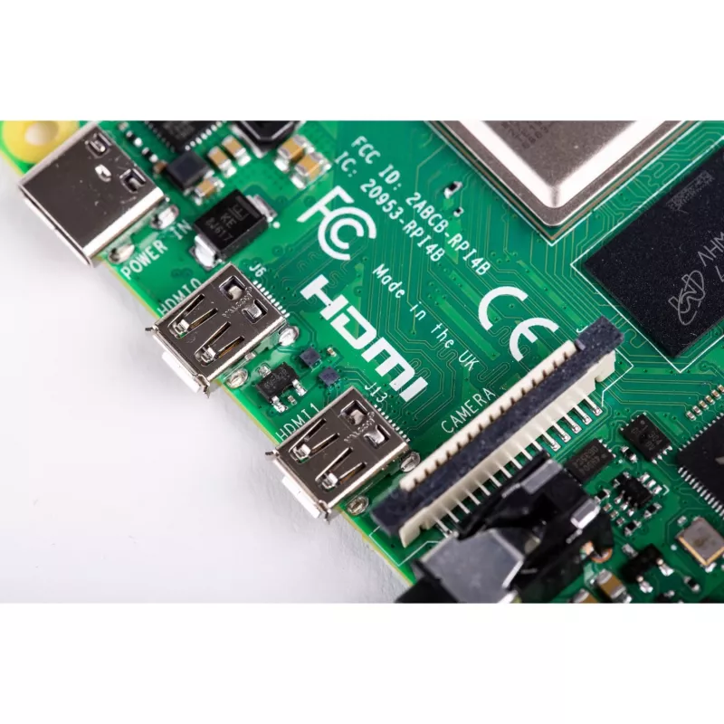 Raspberry Pi 4 Model B ordenador de placa única, Broadcom BCM2711 1,5 GHz, 2 GB LPDDR4, verde