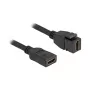 Cable HDMI DeLOCK 90685 HDMI Type A estándar 0,2 m negro