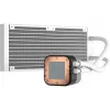 Sistema de refrigeración líquida para procesador CORSAIR iCUE H100i RGB ELITE pack de 1 Blanco 120 mm