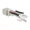 Delock 86404 módulo Keystone RJ45 Secure Cat.6 a LSA, blanco