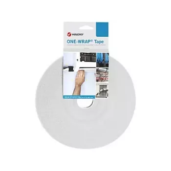 Velcro One Wrap Tape brida de cables Velcro polipropileno 25000 mm x 10 mm blanco