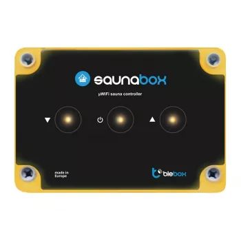 Controlador de sauna bleBox saunaBox con conectividad Bluetooth
