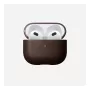 Funda de cuero para AirPods Nomad V3 Rustic Brown — cubierta protectora de cuero para el estuche de carga de los AirPods