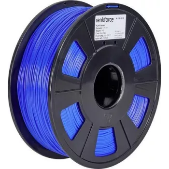 Material de impresión 3D Renkforce RF-4511194 poliláctido (PLA) azul 1 kg (RF-4511194)