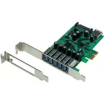 Tarjeta controladora PCIe USB 3.0 Renkforce 1195033 — 6 puertos USB 3.0 + 1 puerto interno