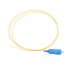 Pigtail SC/UPC PVC monomodo Extralink G.657.A1 FTTH 900 µm 1 m amarillo