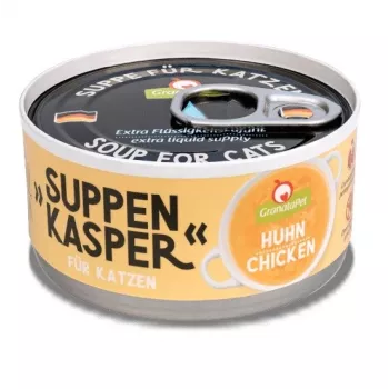 Snacks para gatos Fox4Pets GRANATAPET Suppenkasper Pollo 70 g — sabor a pollo, snacks blandos y carnosos, sin cereales, sin gluten