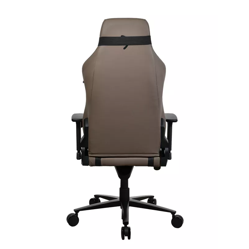 Silla gaming Arozzi Vernazza SoftPU Marrón — diseño ergonómico, revestimiento SoftPU