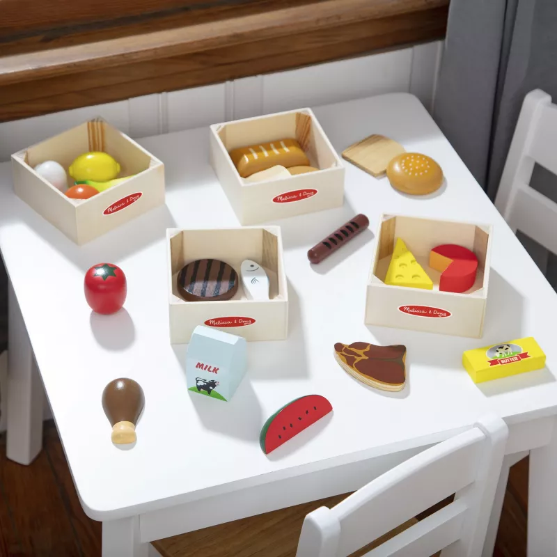 Melissa & Doug grupos de alimentos, cocina de juguete