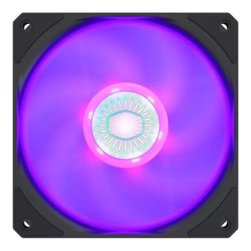 Cooler Master SickleFlow 120 RGB MFX-B2DN-18NPC-R1 ventilador de caja de 120 mm, 4 pines, cojinete Rifle, 650-1800 RPM, 8-27 dBA