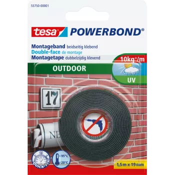 Cinta de montaje TESA Powerbond OUTDOOR 1,5 m
