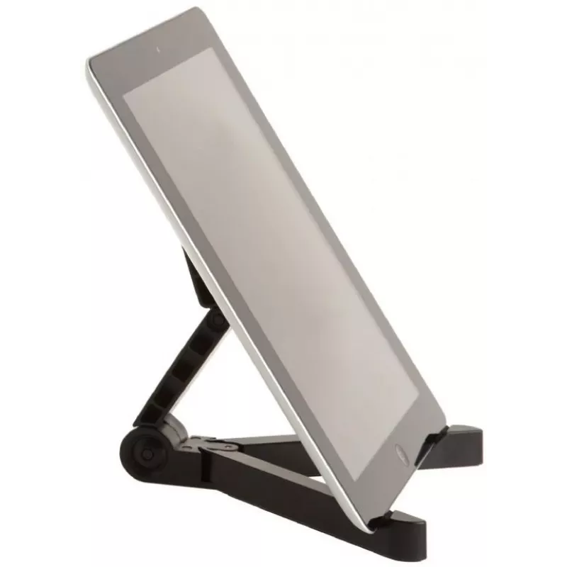Soporte para portátil y tablet Gembird TA-TS-01, negro, ancho 178 mm, fondo 25 mm, alto 25 mm