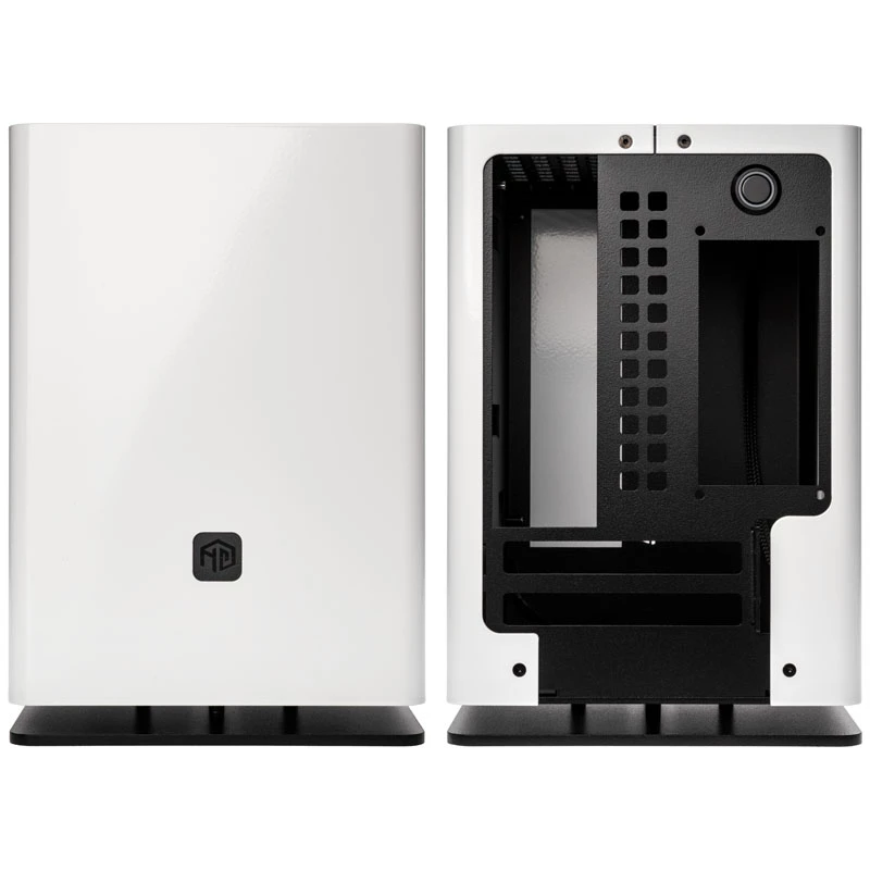 HGC Osmi 3.1 Caja Mini-ITX de aluminio - blanca