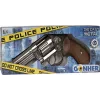Revolver de policía de juguete de metal Pulio 1556067/0 – tambores de 8 disparos
