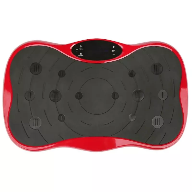 Extralink Plataforma vibratoria para ejercicios Fitness Moonwalk Spinmove rojo