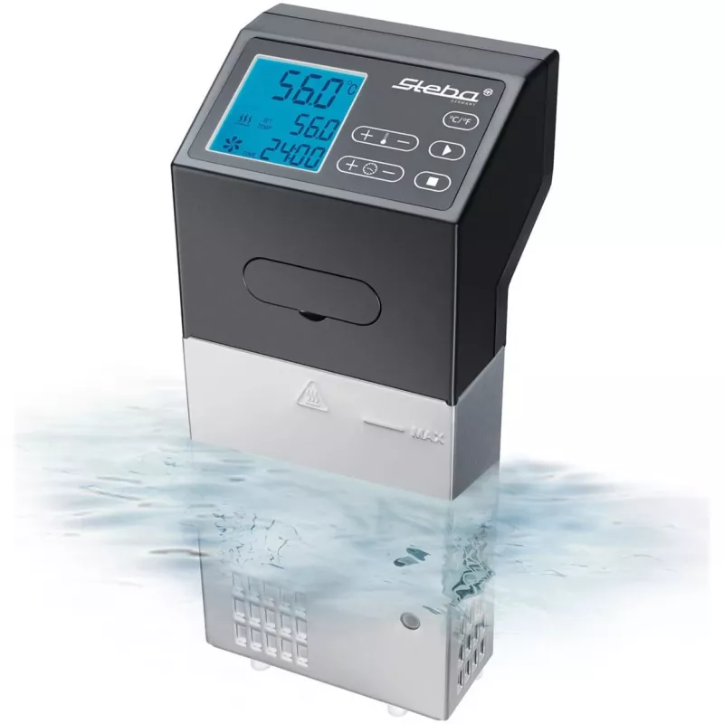 Steba SV 100 Professional cocedor sous vide, 1500 W, acero inoxidable/negro
