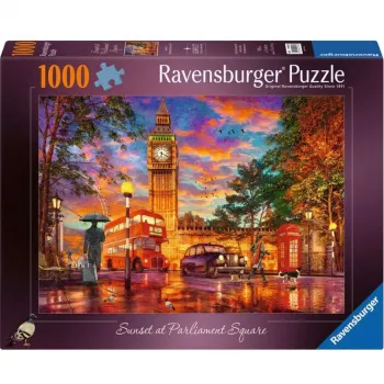 Puzzle Atardecer en Londres (1000 piezas)
