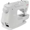 Singer Simple 3337 Fashion Mate máquina de coser automática, 29 puntadas, ojal en un paso, brazo libre, luz LED, blanca