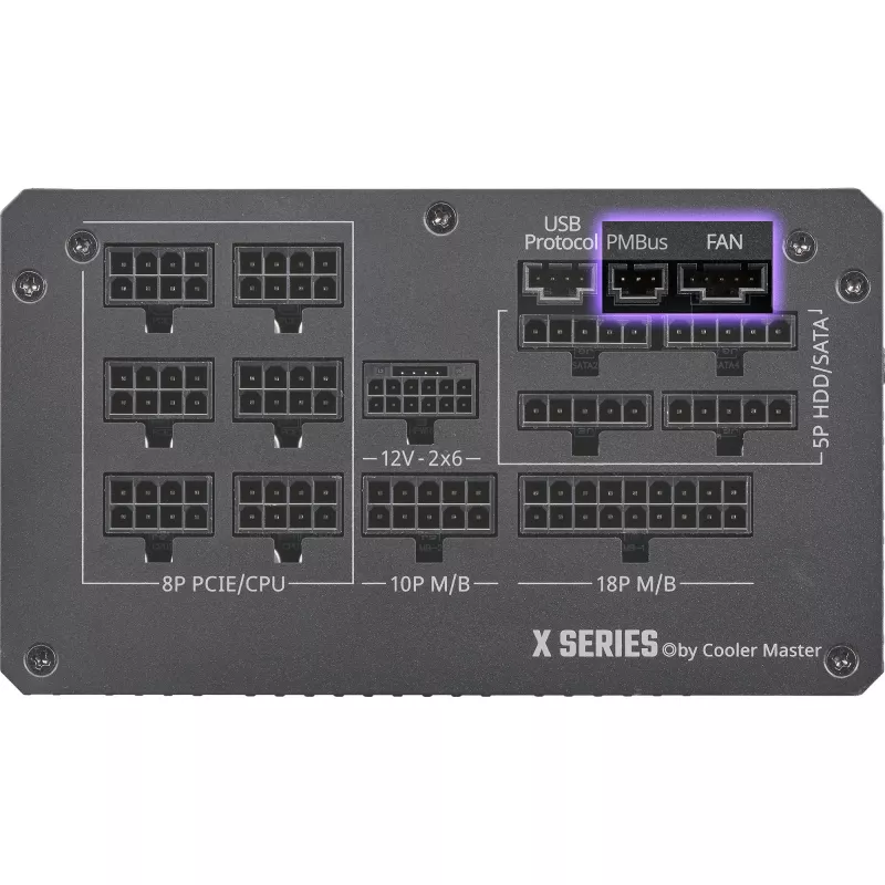 Cooler Master X Silent Edge Platinum 1100 MPS-B001-AZBP-NBEU fuente de alimentación para PC, 1100 W, 80 PLUS Platinum, ATX 3.1, modular, 12VHPWR, 20+4 pines, negra