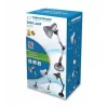 Lámpara de mesa ESPERANZA AVIOR E27 12W LED, negra, regulable en altura, brazo flexible, casquillo E27