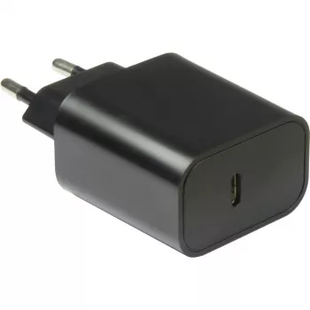 Cargador PD-2020, cargador USB-C (negro, sin cable, PD 20 vatios, Quick-Charge 3.0)