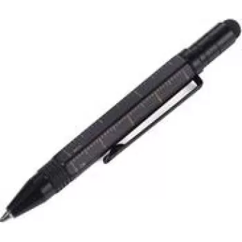 Bolígrafo multiusos TROIKA LILIPUT TOOL PEN compacto dorado/negro – bolígrafo multiusos y puntero táctil
