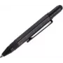Bolígrafo multiusos TROIKA LILIPUT TOOL PEN compacto dorado/negro – bolígrafo multiusos y puntero táctil
