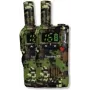 Walkie-talkie portátil Stabo Freecomm 330 — pack de 2, modelo 20330, alcance de hasta 8 km