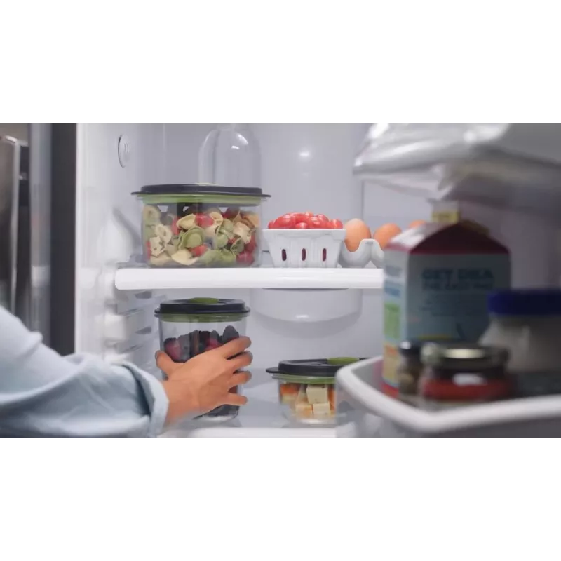 Recipiente de alimentos oval para envasar al vacío FoodSaver FFC022X, 1,2 L