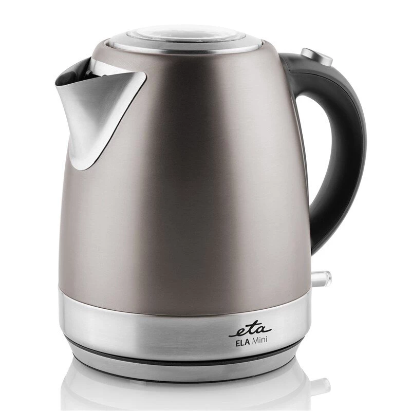 Hervidor de agua eléctrico ETA 1,2 L 2100 W, carcasa de acero inoxidable, gris